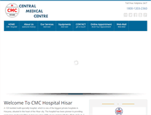 Tablet Screenshot of cmchospitalhisar.com